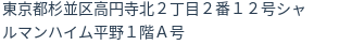 住所(登記所在地)
