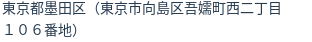 住所（登記所在地）