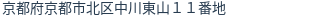 住所(登記所在地)