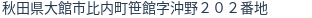 住所（登記所在地）