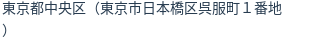 住所(登記所在地)