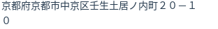住所(登記所在地)