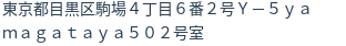 住所(登記所在地)