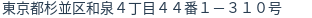 住所(登記所在地)