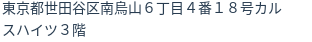 住所（登記所在地）