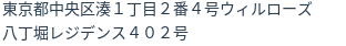 住所(登記所在地)