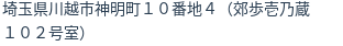 住所（登記所在地）