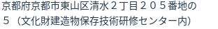 住所(登記所在地)