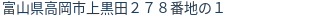 住所(登記所在地)