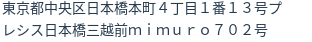 住所(登記所在地)