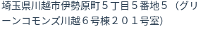 住所(登記所在地)