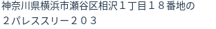 住所(登記所在地)