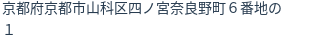 住所(登記所在地)