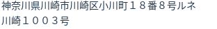 住所(登記所在地)