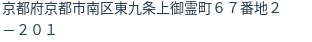 住所（登記所在地）