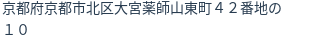 住所(登記所在地)