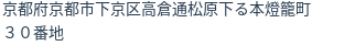 住所(登記所在地)