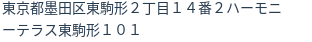 住所(登記所在地)
