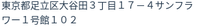 住所(登記所在地)