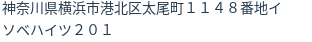 住所(登記所在地)