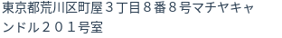 住所（登記所在地）