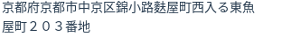 住所（登記所在地）
