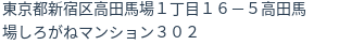 住所（登記所在地）