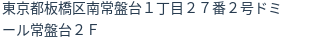 住所(登記所在地)
