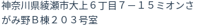 住所（登記所在地）