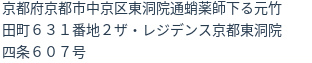 住所(登記所在地)