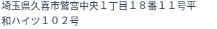 住所(登記所在地)