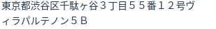 住所(登記所在地)