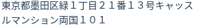 住所（登記所在地）