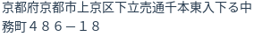 住所(登記所在地)