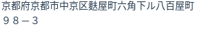 住所（登記所在地）