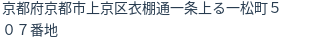 住所（登記所在地）