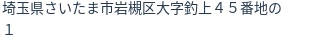 住所(登記所在地)