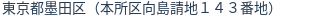 住所(登記所在地)