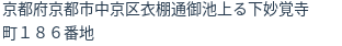 住所(登記所在地)