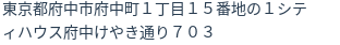 住所（登記所在地）