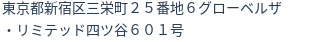 住所(登記所在地)