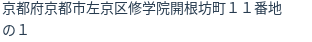 住所(登記所在地)