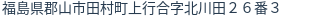 住所(登記所在地)