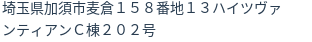 住所(登記所在地)