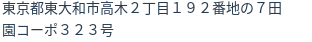 住所(登記所在地)