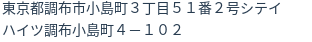 住所（登記所在地）
