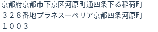 住所(登記所在地)