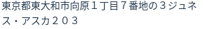 住所(登記所在地)