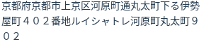 住所(登記所在地)
