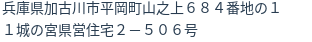 住所(登記所在地)